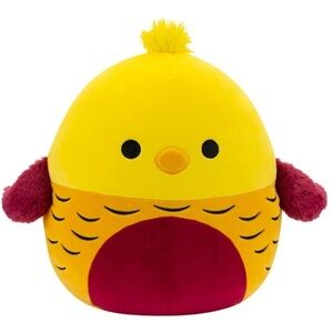 Squishmallows Twelve Inch Beck the Golden Pheasant Plushy Sensory Stuffed Toy